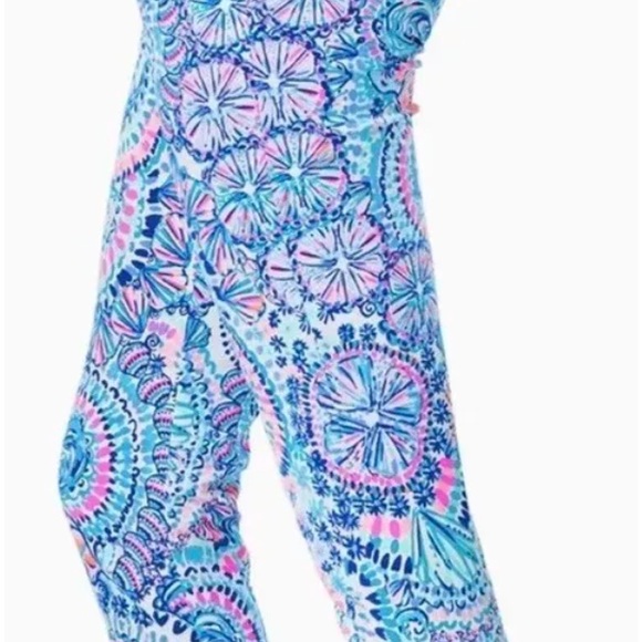 Lilly Pulitzer Corso Luxletic pants SZ 10 commotion in the ocean - Picture 4 of 7